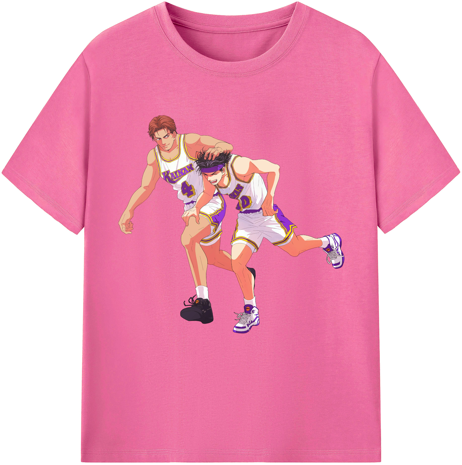 （画像用） SLAM DUNK／スラムダンク レディースカジュアルプリントTシャツ（綿100％）